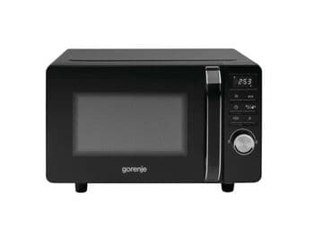 Микроволновка Gorenje, Отдельностоящая, С микроволнами, цвет - Черный, Новый — 1