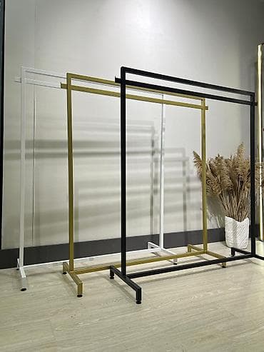 Mağaza avadanlığı: Minimalist metal paltar asqısı – butik, şourum və ev geyim saxlama — 2