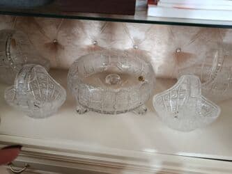 вазы для фруктов и конфет: Xrustallar satilir. Gencede Təsvir: - Şık vitrin və süfrələr üçün — 2