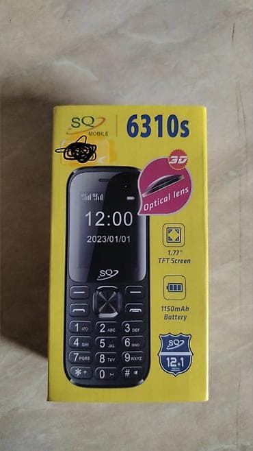 balaca telfonlar: SQ Mobile 6310s düyməli mobil telefon - Ekran: 1.77" TFT - Şəbəkə — 3