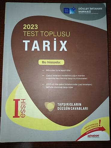 arginal toplar: Tarix DİM test toplusu 2023 I hissə 4AZN Koroğlu metrosuna çatdırılma — 1