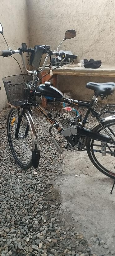 tufan t10 max: Benzin mühərrikli velosiped - Şassi: şəhər tipli, 31" təkərlər, ön və — 6