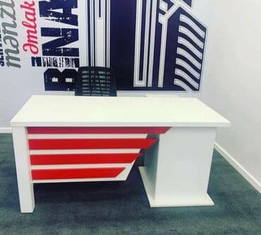 Quruducular: Masa: Müasir dizaynlı iş/recepsion masası kreslo daxil+80 azn - Rəng — 1