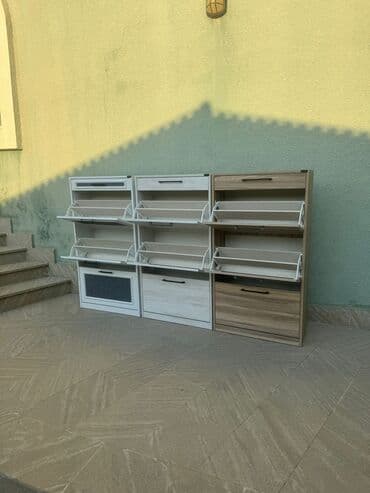 шкаф: Yeni, Açılan, 4 qapılı Düz dolab, Dəhliz dolabı, Azərbaycan — 7