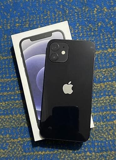 IPhone 12, 128 GB, Qara, Zəmanət, Kredit, Simsiz şarj