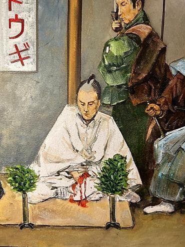 cetir restoran: 🎨 **“Hakari – Şərəfli Ölüm”** Təmiz kətan üzərində işlənmiş, tamamilə — 3