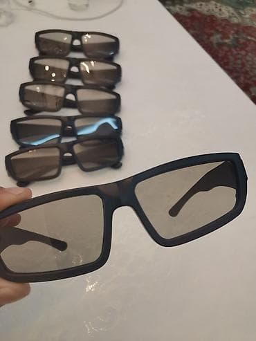 Kompüter, noutbuk və planşetlər: 3D polarized TV eynəkləri. 6 ədəd eynəklər işlədilməyib. Yenidir — 1