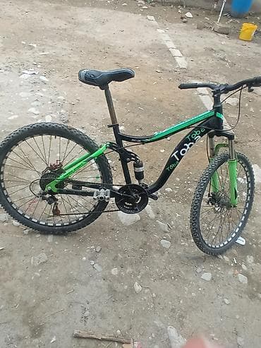 olimpia velosiped: Toba dağ velosipedi – 26” - Çərçivə: amortizatorlu (full-suspension) — 3