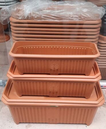 цветы в горшках: Dibcek qabi duzbucaqli kvadrat ayaqli gul qabi duzbucaqli kvadrat — 6