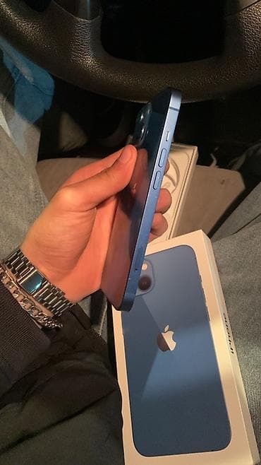 IPhone 13, 128 ГБ, Голубой, Гарантия, Беспроводная зарядка, Face ID — 3