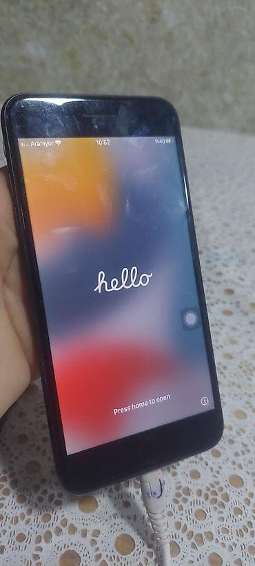 iphone barter edilir: IPhone 7 Plus, 64 GB, Qara, Barmaq izi — 2