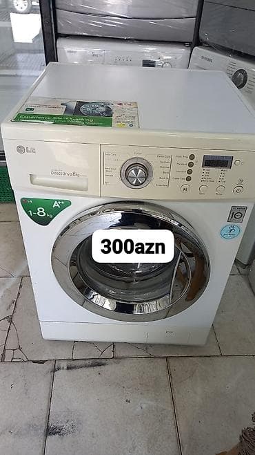 Paltaryuyan maşın LG, 8 kq, Avtomat, Qurutmasız