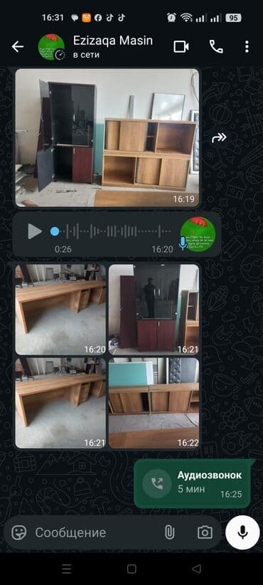 kompüter masa: Ofis mebeli dəsti Satılır hamı birlikdə 150 manata qiymətdə razılaşmaq — 1