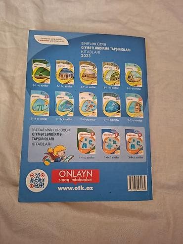 qızlın qiyməti: Az dili 2ci hissə test toplusu 2023cü il.Təptəzədir.Qiymət 4 — 2