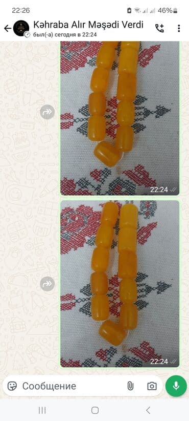 qaralmayan bijuteriya: Salam Kəhraba satıram təmiz yoxnalmışdır — 3