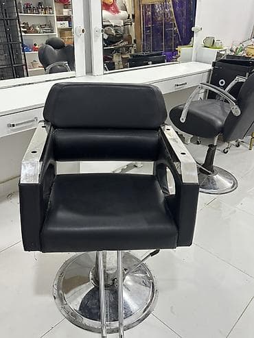 malazya mebel: Peşəkar salon kresloları – 2 model - Material: Qara eko‑dəri oturacaq — 6