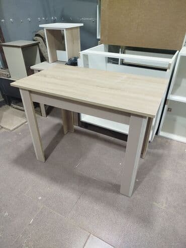 купить круглый стол в баку: Кухонный стол, Новый, Нераскладной, Ламинат, Прямоугольный стол — 1