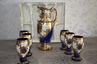 yasil hasar: Bohemia dəst. 27 il bundan qabaq alinib. Qutusunda saxlanilib.Tam — 6