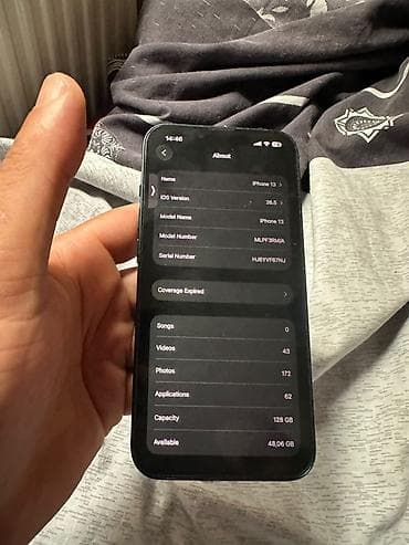 Техника и электроника: IPhone 13, 128 ГБ, Midnight, Face ID, С документами — 5