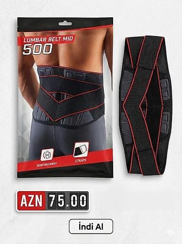 Tibbi məhsullar: Tarmak Mid 500 Bel Korseti / Bel Dəstək Bandajı Decathlon-dan alınıb — 1