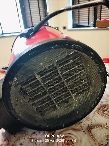 tavan ventilyatoru: Elektrik istilik topu (Fan Heater) - Güc: 3000 W - Gərginlik: 220–240 — 1