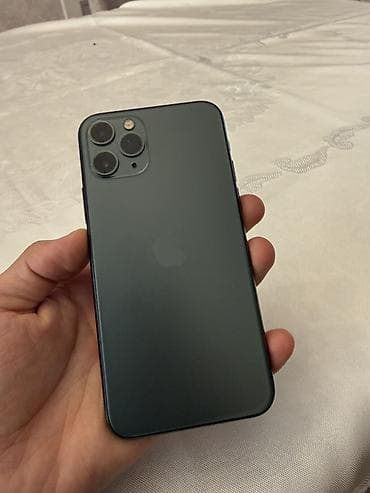 mac pro: IPhone 11 Pro, 64 GB, Matte Midnight Green, Face ID — 2