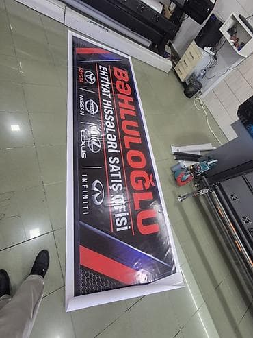 Reklam, çap: Banner vinil çapı,hər növreklam xidmətləri.Buklet diklet flayer.İşıqlı — 3