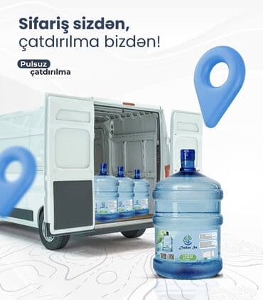 Вода: Dadım Su şirkəti tərəfindən sürətli və pulsuz çatdırılma xidməti — 3