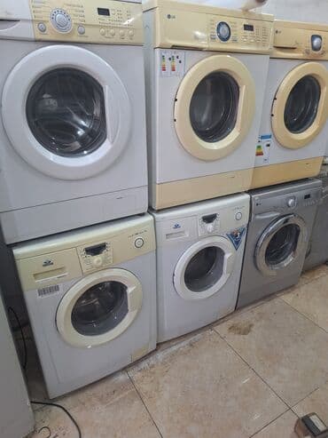 lg paltaryuyan qurutma: Paltaryuyan maşın LG, 6 kq, İşlənmiş, Avtomat, Qurutma var, Kredit yoxdur, Pulsuz çatdırılma — 2
