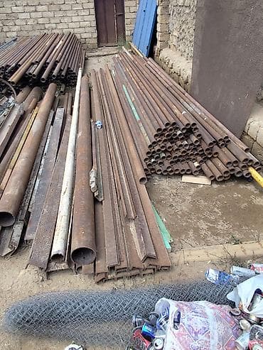 Demir boru 75 Metal boru qalin stenkali