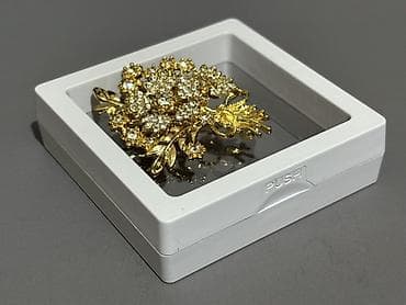 broskalar: Bəzək broş kolleksiyası - Model 1: Qızılı tonlarda, iri — 4