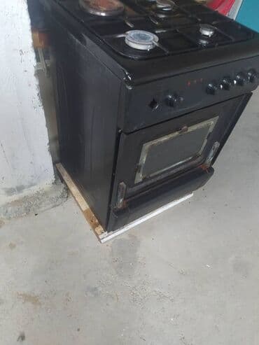 Plitələr və bişirmə panelləri: Qaz sobası Ayrıca dayanan, 4 gözlü, İşlənmiş — 2