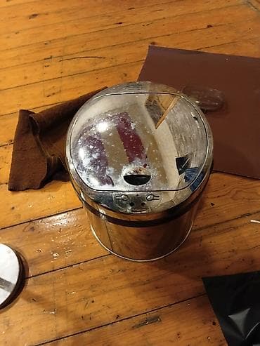 Paslanmayan poladdan avtomatik zibil qutusu - Material: cilalanmış