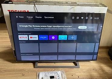 tv dvb t2 receiver: Yeni Televizor Toshiba LCD 50" 4K (3840x2160), Ünvandan götürmə — 5