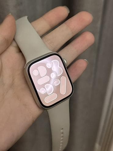 İşlənmiş, Smart saat, Apple, Suya davamlı, rəng - Bej