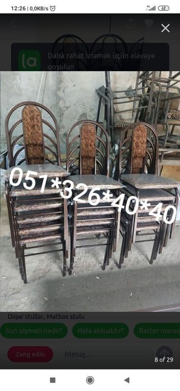 metbex stullari: Dördbucaq masa, Yataq otağı üçün, Mətbəx üçün, Hamam üçün, 4 nəfər, Açılan, Azərbaycan, 1 il zəmanət — 7