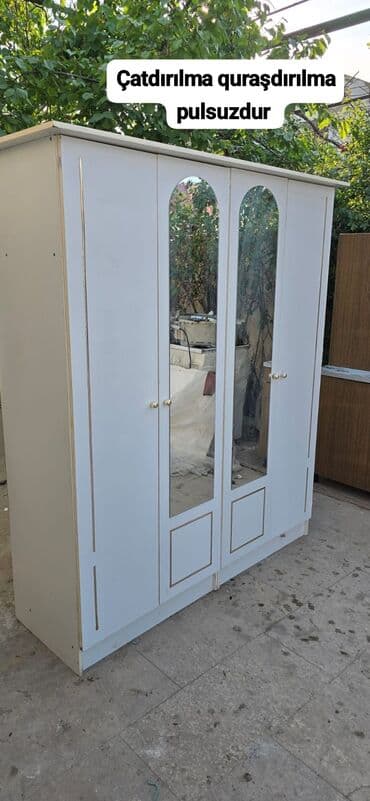 Divan və masa dəstləri: Dolab 149₼ Təcili satılır ölçü 160/2 çatdırılma quraşdırılma — 1