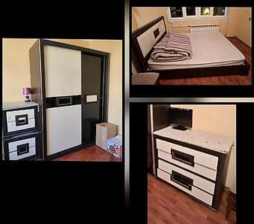 piano stulu: İkinəfərlik çarpayı, Dolab — 1