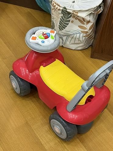 oyunca: Chicco uşaq üçün minik maşını (bobby car) - Ön hissədə sükan formalı — 1