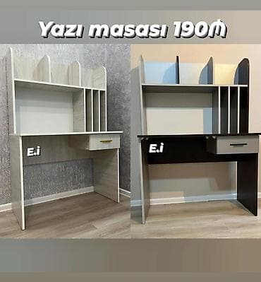 Düz masa, Stulsuz, Polkalı, Siyirməli, Sadə laminat