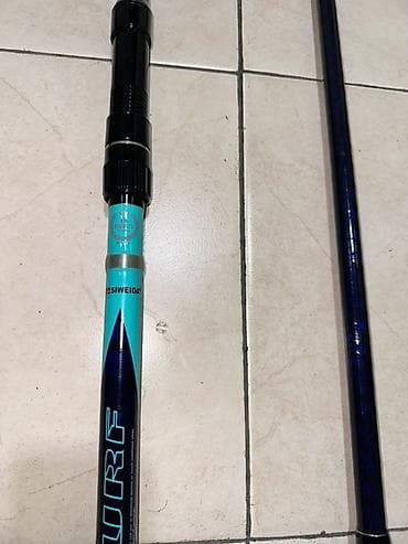 Ovçuluq və balıqçılıq: Sweida Spinning 1heftedir alinib tezedir 4.25 uzunluq 200/400Gram atis — 4