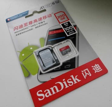 micro card 32gb: Карта памяти Micro SD SanDisk A1 Ultra 200GB Карта новая, оригинал — 2