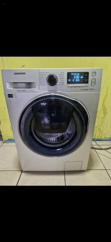 telefon nomresi satisi: Paltaryuyan maşın Samsung, 8 kq, İşlənmiş, Avtomat, Qurutma var, Kredit yoxdur, Ünvandan götürmə — 1