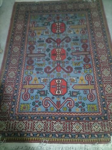 qedimi xalca: Qarabağ/Qazax üslubunda əl toxuması xalça - Material: təbii yun — 3