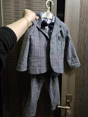 детский спортивный костюм из плащевки: Комплект, Для мальчиков, 1 - 2 года — 1