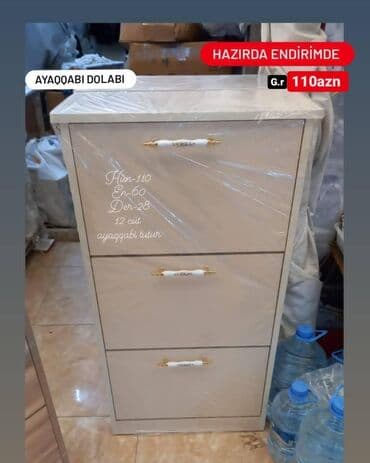 salafan satışı: Yeni, Açılan, 3 qapılı Düz dolab, Ayaqqabı dolabı, Azərbaycan — 2