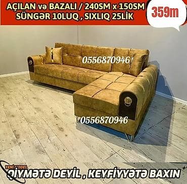 Künc divan, Yeni, Açılan, Bazalı, Parça, Pulsuz çatdırılma