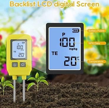 Самовары: Torpaq testeri Model: SGS 09 4-ü 1-də Azot (N) Fosfor (P), Kalium və — 3