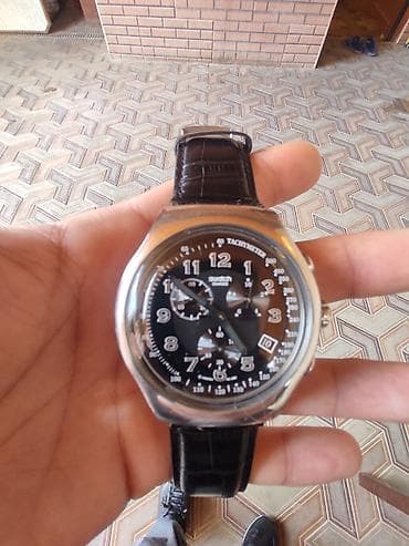 ərəb geyimləri: Qol saatı, Swatch, rəng - Qara — 9