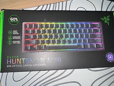 13 pro plata: Razer Huntsman Mini – 60% optik oyun klaviaturası - 60% form‑faktor — 4